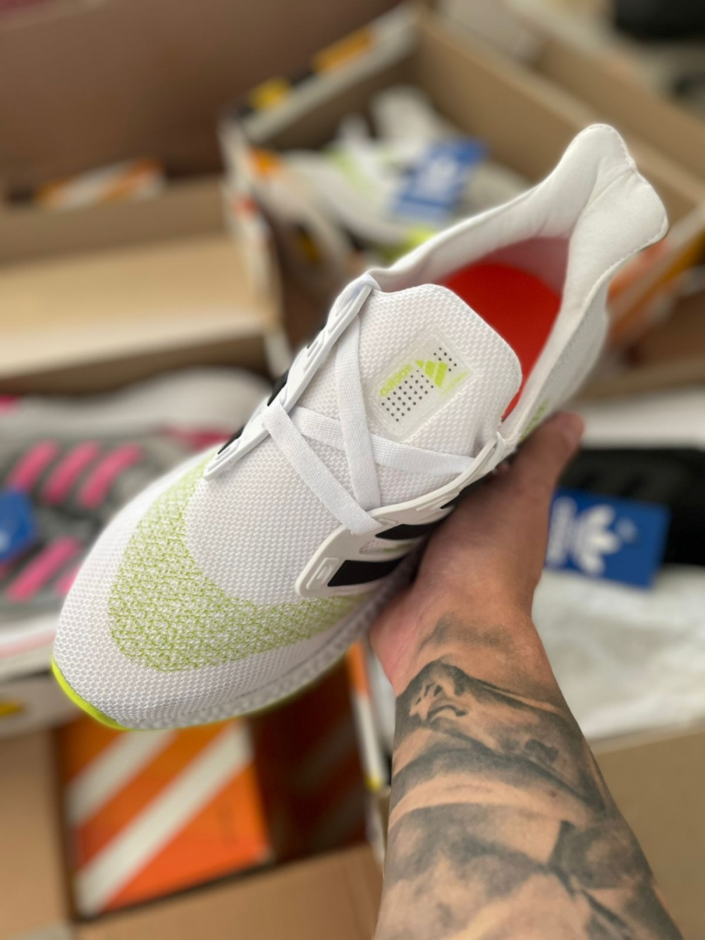 Adidas Ultraboost 21 Branco/verde