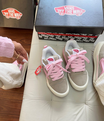 Vans Knu Skool Cinza/rosa