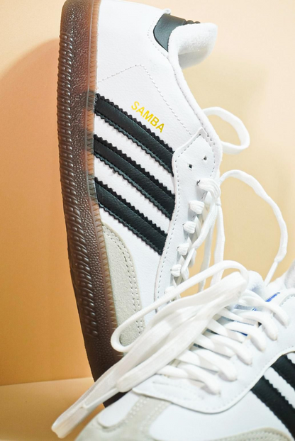 Adidas Samba OG Branco/preto/marrom